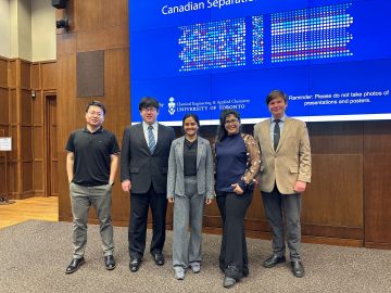 The Group Traveled to the 1st Canadian Separations Symposium